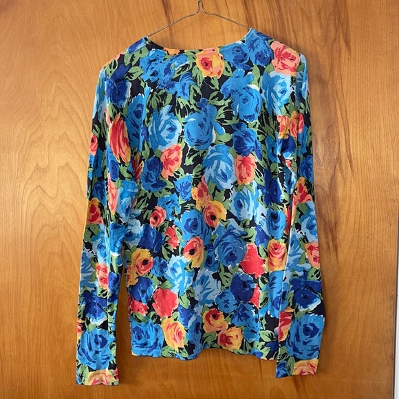 Jones of New York Signature floral sweater - Picture 3 of 3